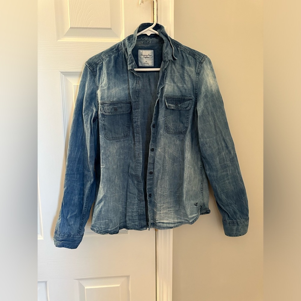 American Eagle Large Jean Shirt